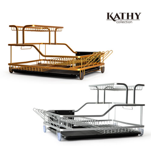 [KATHY COLLECTION] 샤이닝 식기 건조대 (골드,실버)