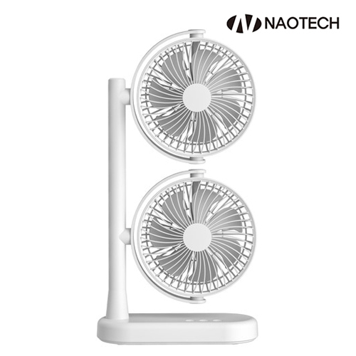 [나오테크] 각도조절 버티칼 무선 듀얼팬 선풍기 NAO-D4200F
